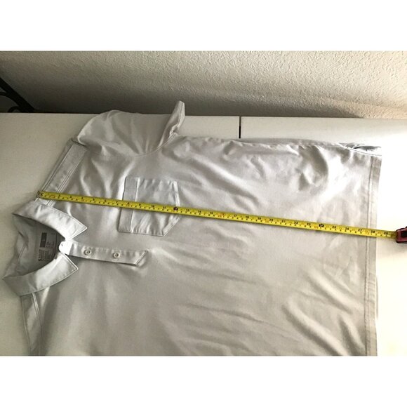 5.11 TACTICAL - MENS LIGHT GREY POLO SHORT SLEEVE SHIRT SIZE LARGE - Picture 6 of 6